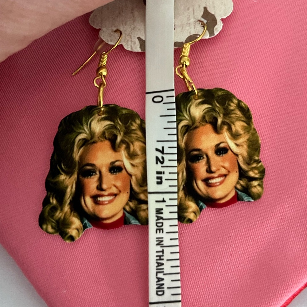 Dolly Parton Earrings - Picture 4 of 4